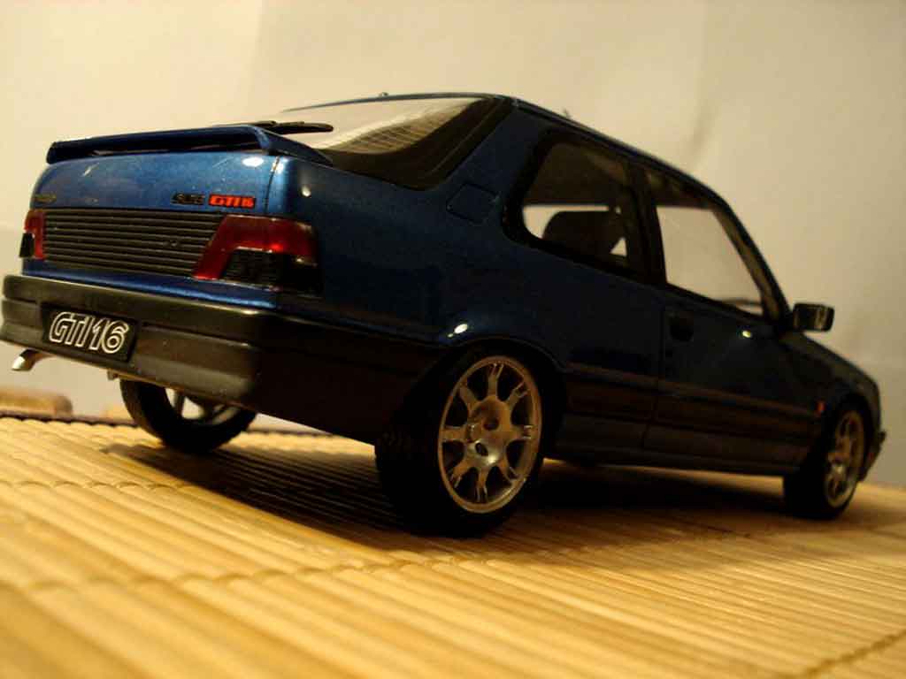 Peugeot 309 GTI 16 S blauw jantes pts 1/18 Ottomobile
