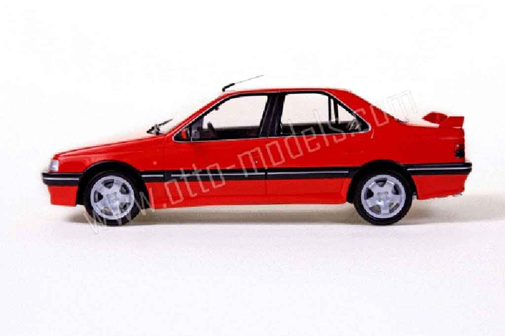 Peugeot 405 Turbo 16 1994 rood 1/18 Ottomobile