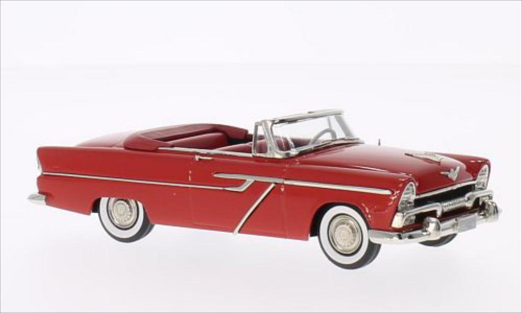 Plymouth Belvedere 1/43 Brooklin Cabriolet rood 1955 modelauto