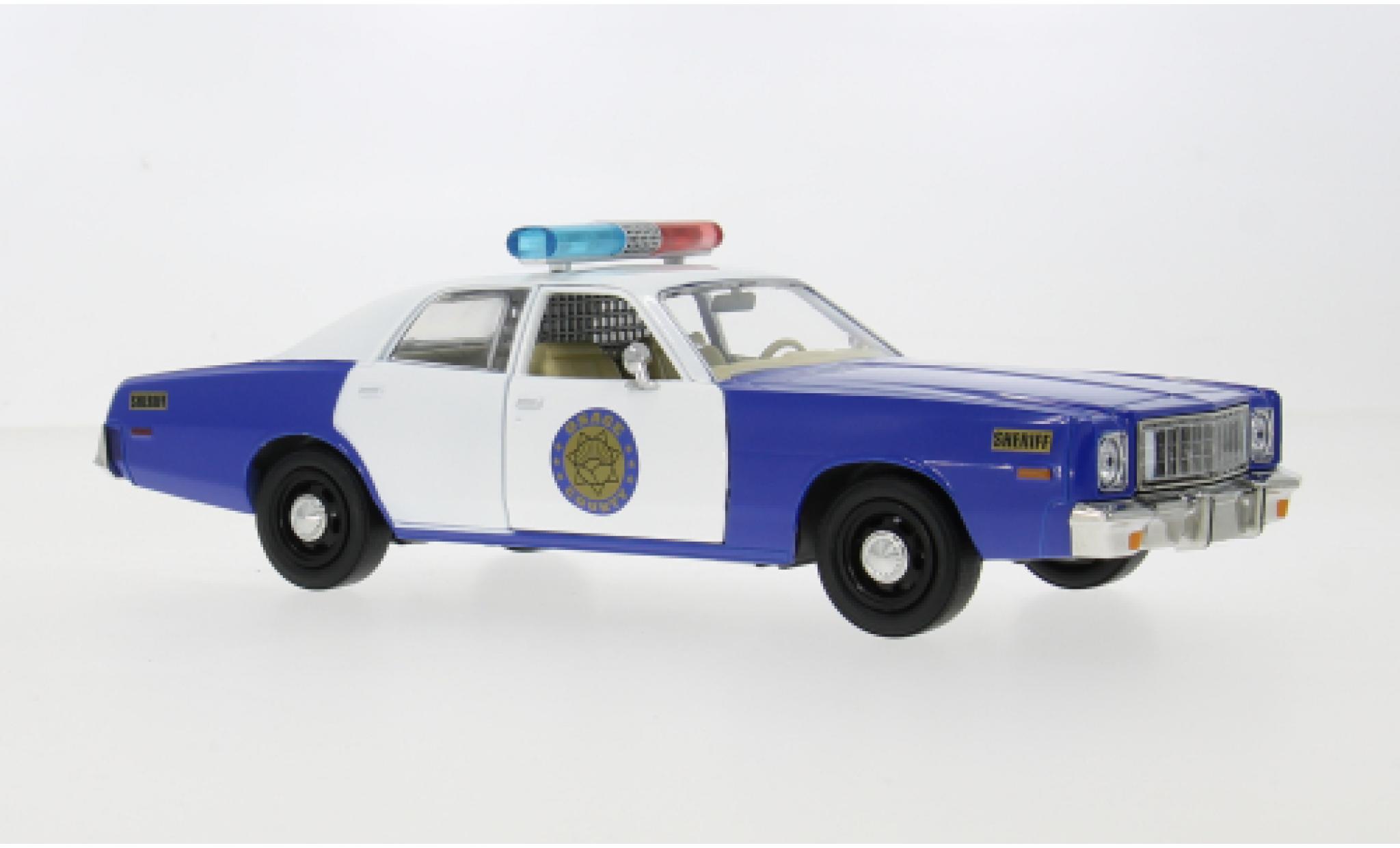 Plymouth Fury 1/24 Greenlight 1975 Osage County Sheriff 1:24 modelauto