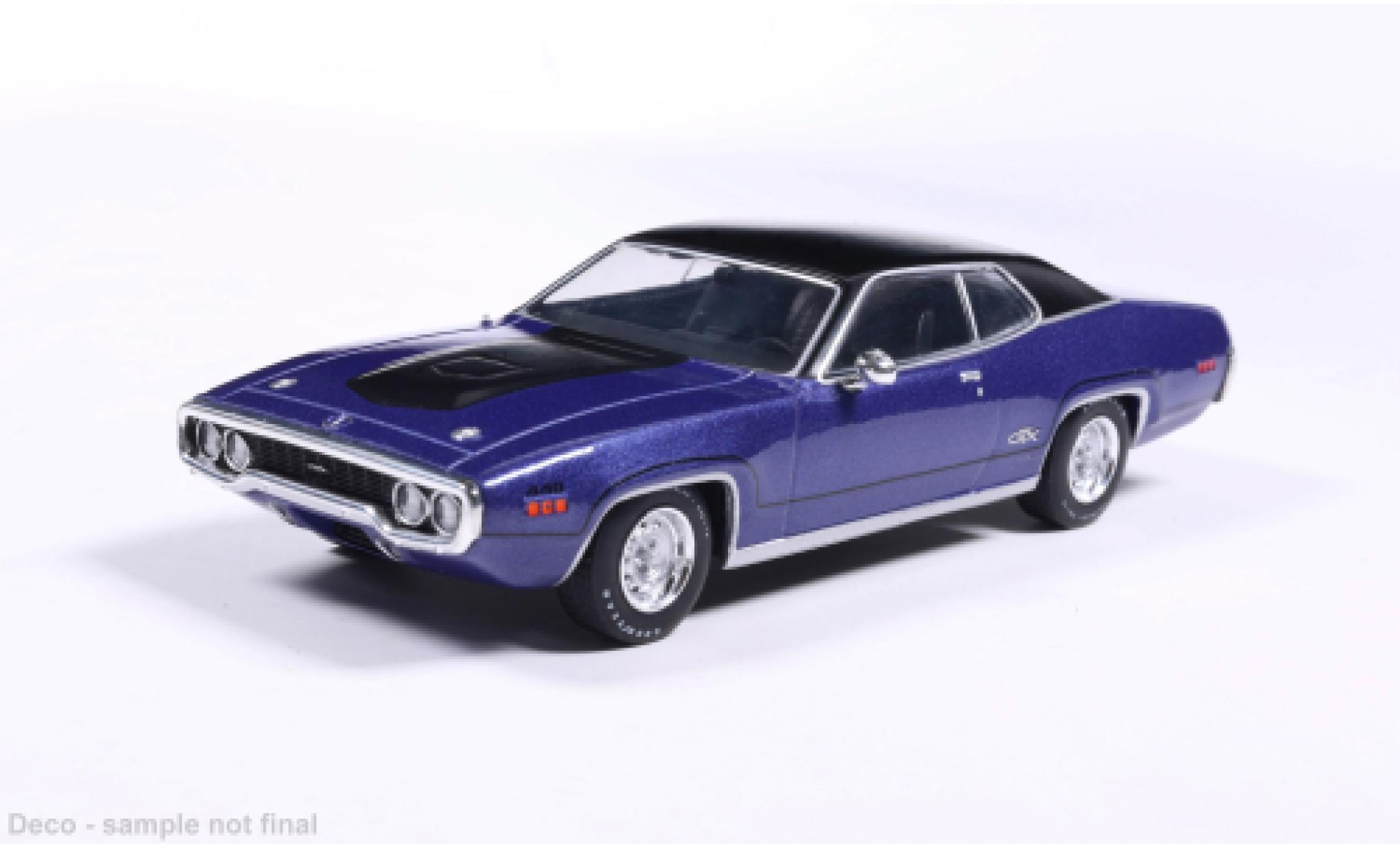 Plymouth GTX 1/43 IXO Runner lila 1971 1:43 modelauto