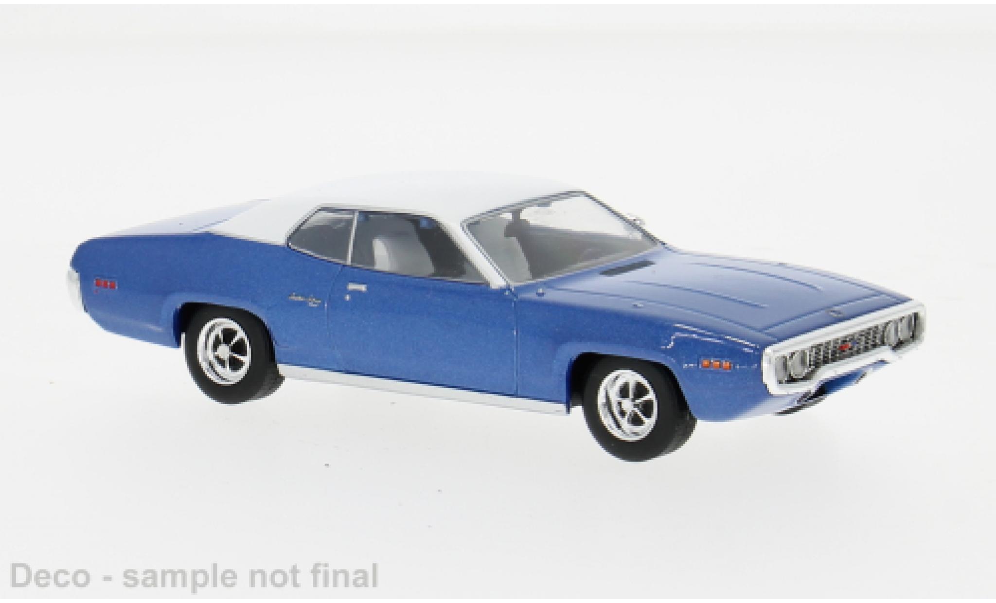 Plymouth Satellite 1/43 IXO Sebr blauw 1:43 modelauto