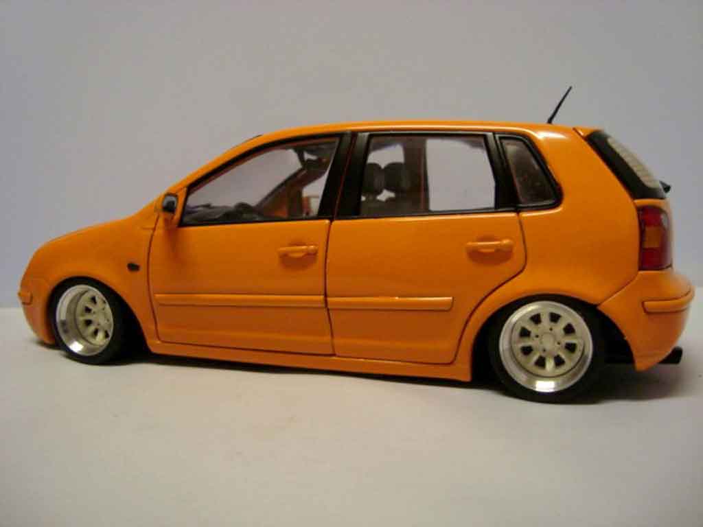 Volkswagen Polo Base 9n oranje jantes 13 pouces 1/18 Anson