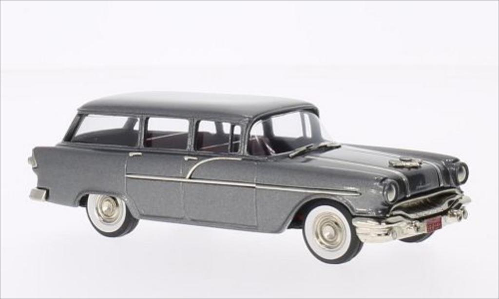 Pontiac Chieftain 1/43 Brooklin 860 Station Wagon metallic grijs 1956 modelauto