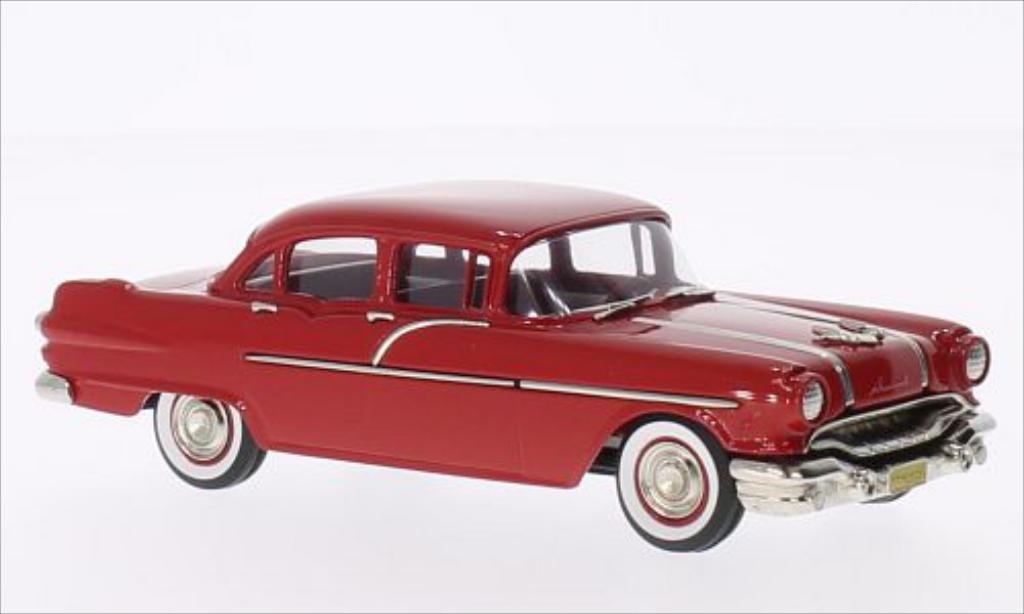 Pontiac Chieftain 1/43 Brooklin 870 Sedan rood 1956 modelauto