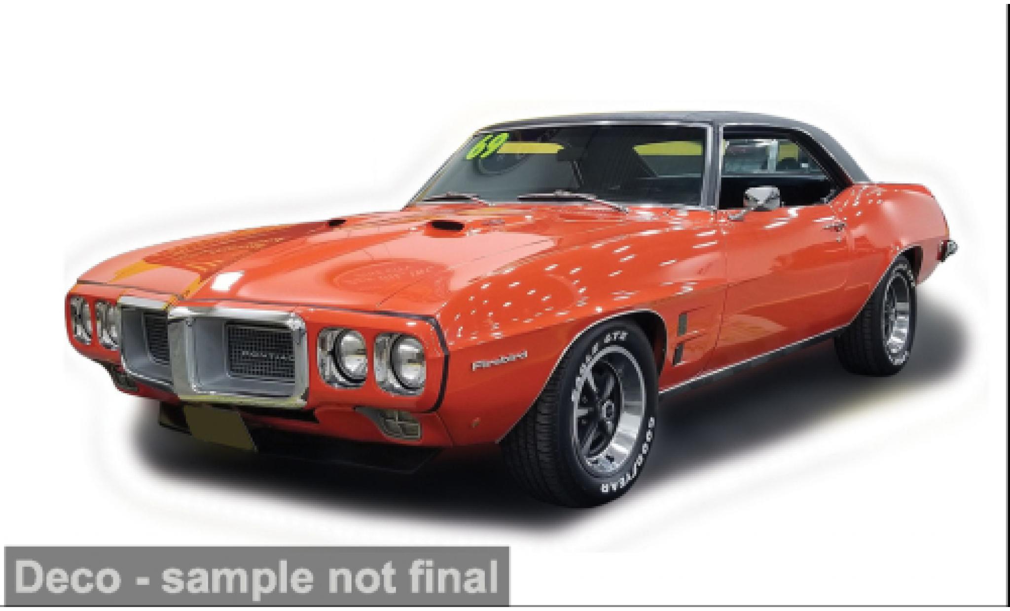 Pontiac Firebird 1/43 IXO America 400 rood 1969 1:43 modelauto