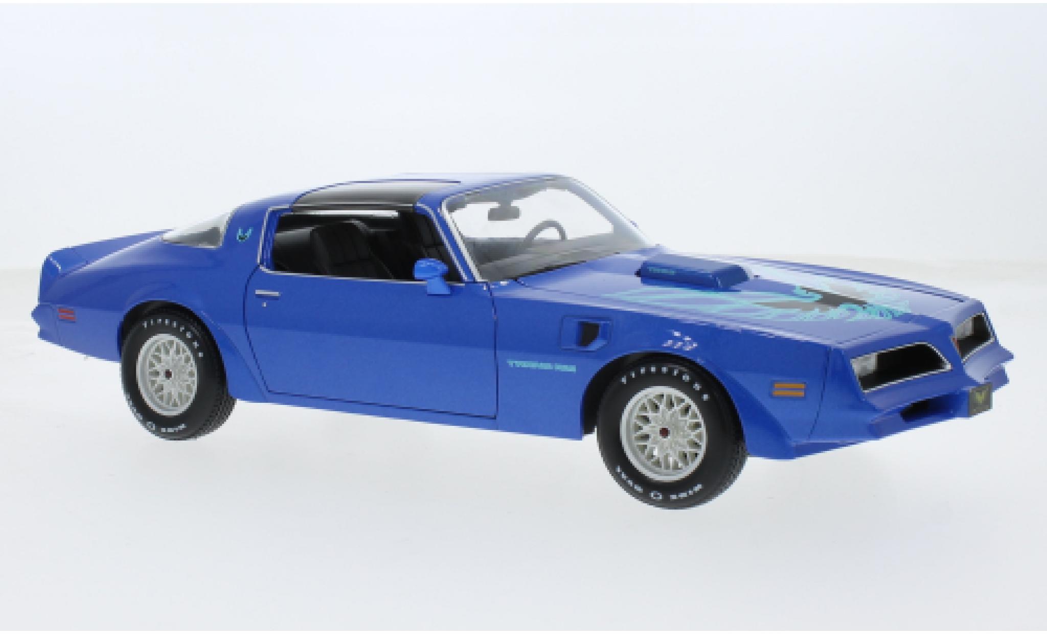 Pontiac Firebird 1/18 Maisto Trans Am blauw/Dekor 1978 1:18 modelauto