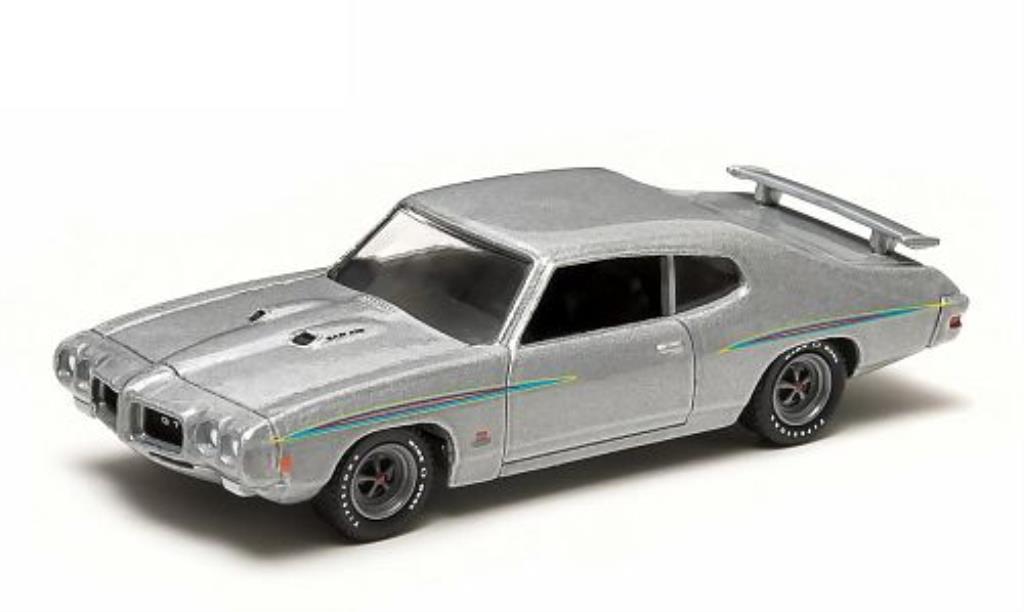 Pontiac GTO 1/64 Greenlight Judge grijs 1970 modelauto