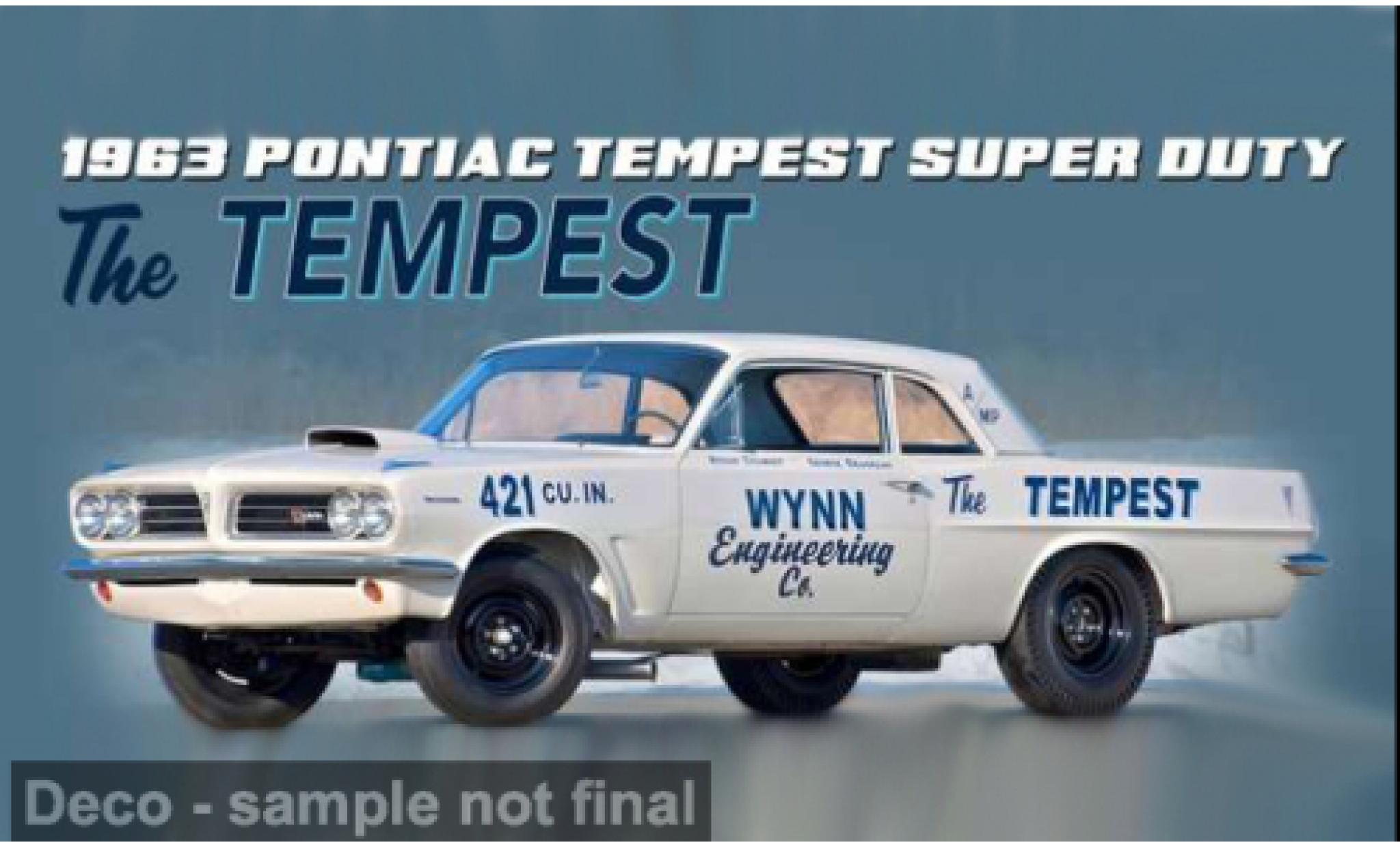 Pontiac Tempest 1/18 ACME Super Duty 1963 The 1:18 modelauto