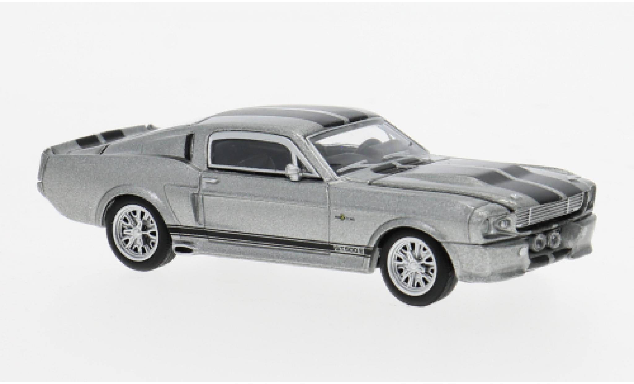 Shelby Mustang 1/64 Pop Race Chevrolet GT500 grijs/zwart 1967 1:64 modelauto