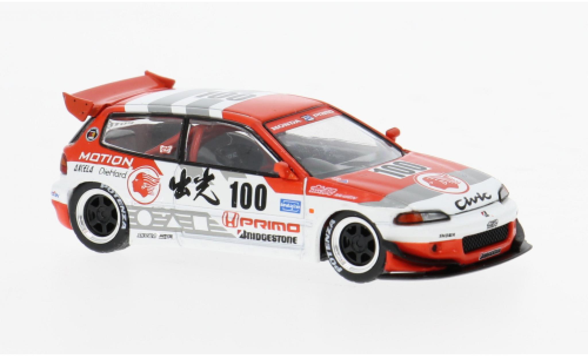 Honda Civic 1/64 Pop Race EG6 v1.5 #100 1:64 modelauto