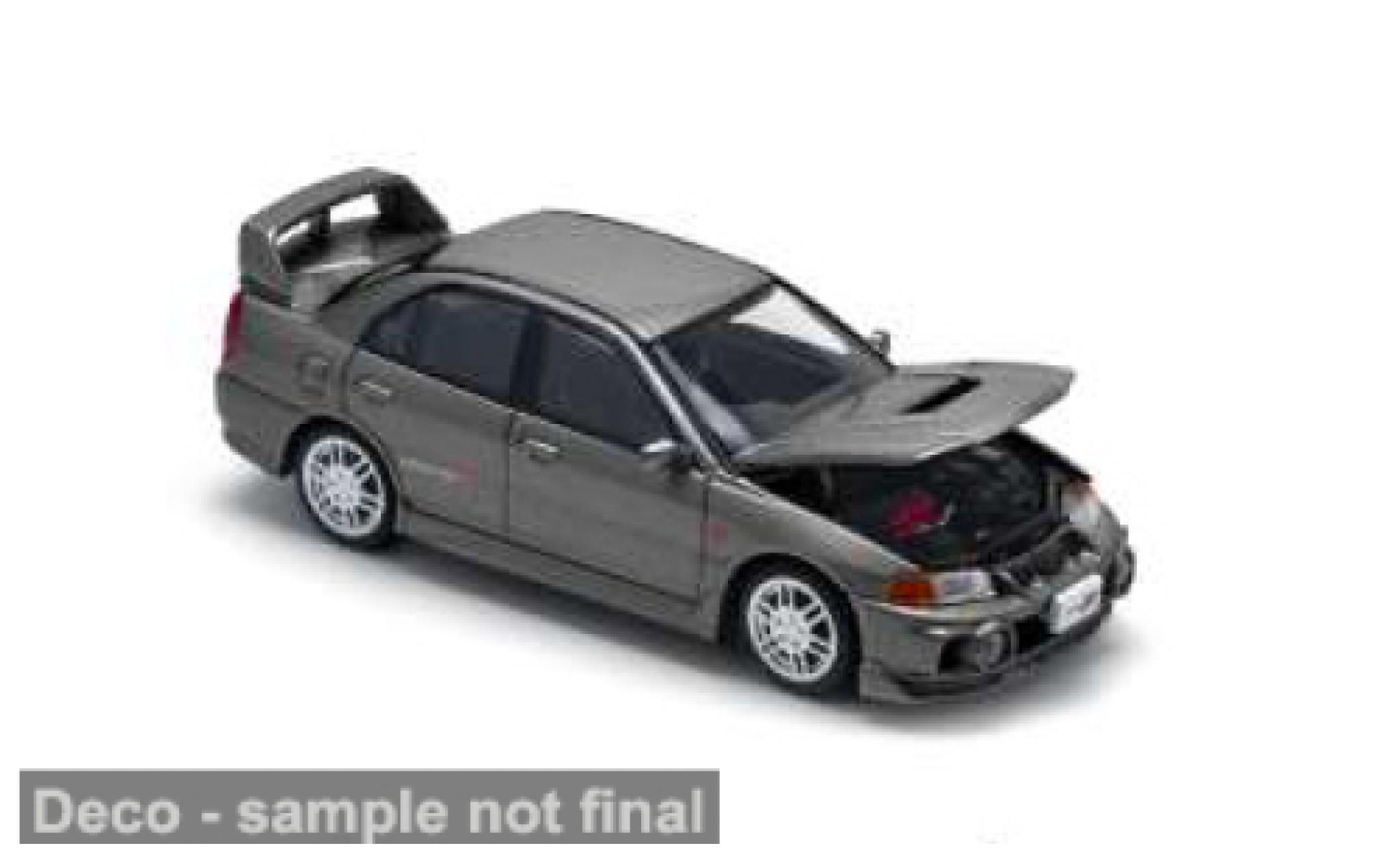 Mitsubishi Lancer 1/64 Pop Race Evolution IV groen 1:64 modelauto