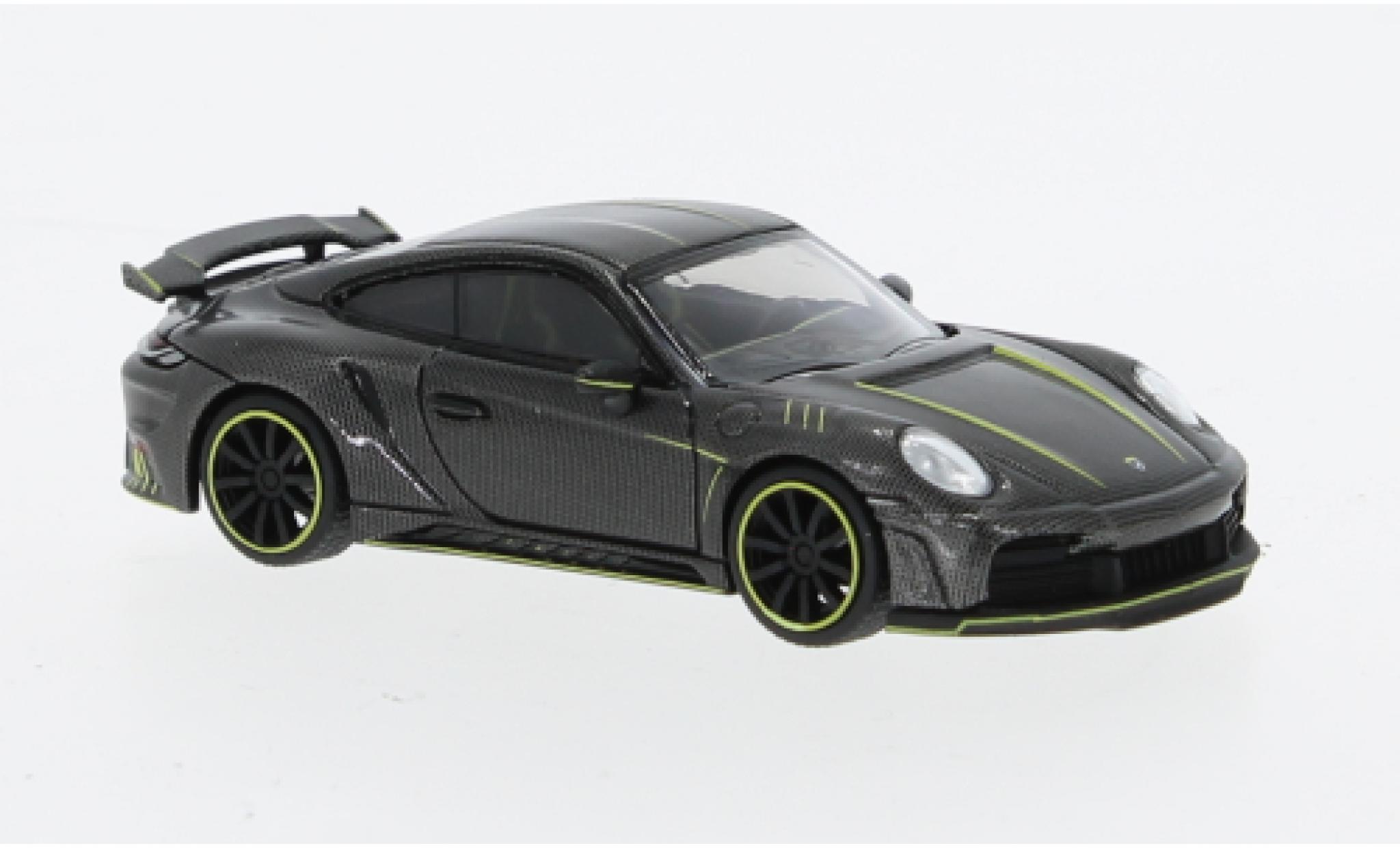 Porsche 992 1/64 Pop Race 911  Stinger GTR carbon modelauto