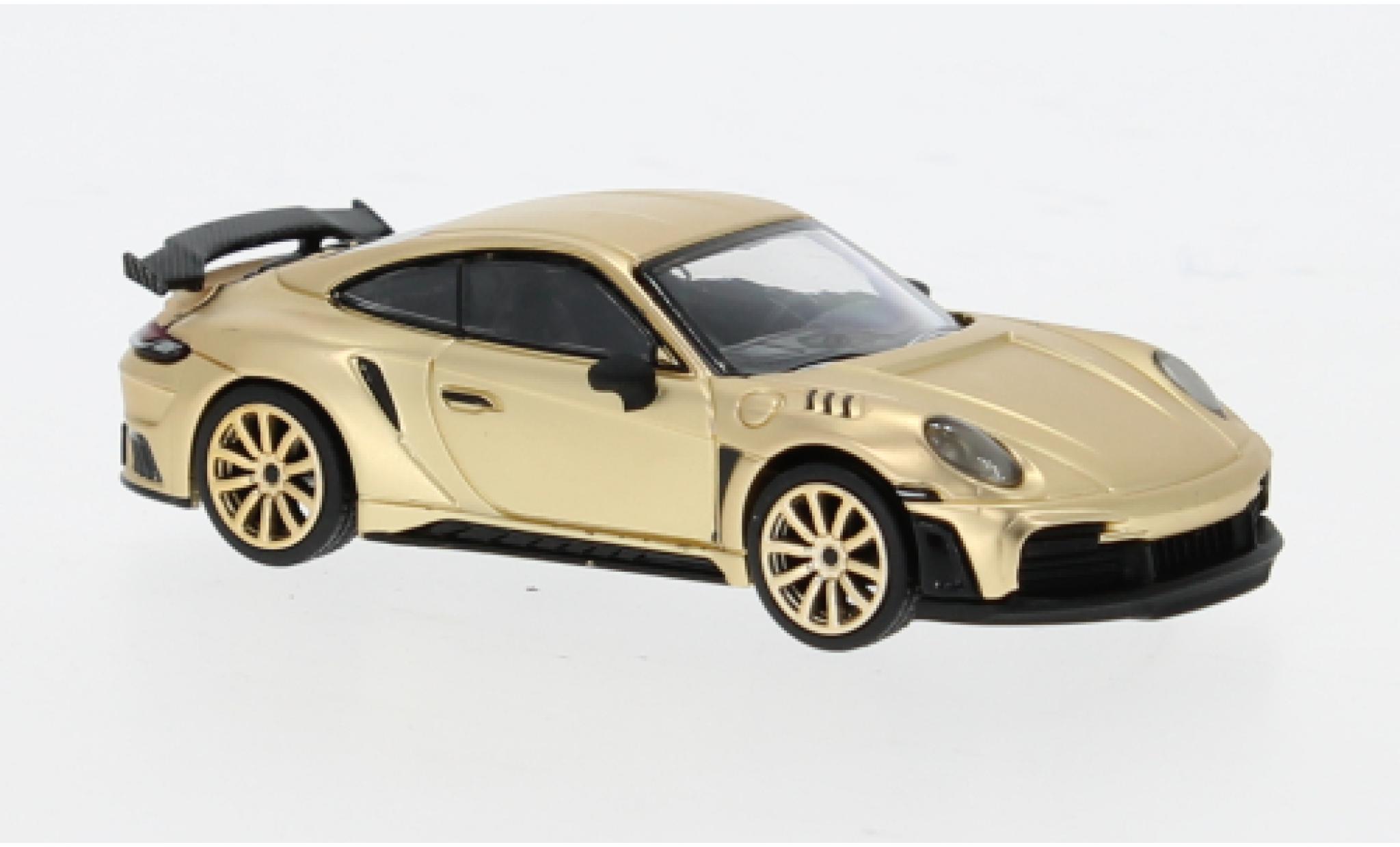 Porsche 992 S 1/64 Pop Race tinger GTR gold 1:64 modelauto