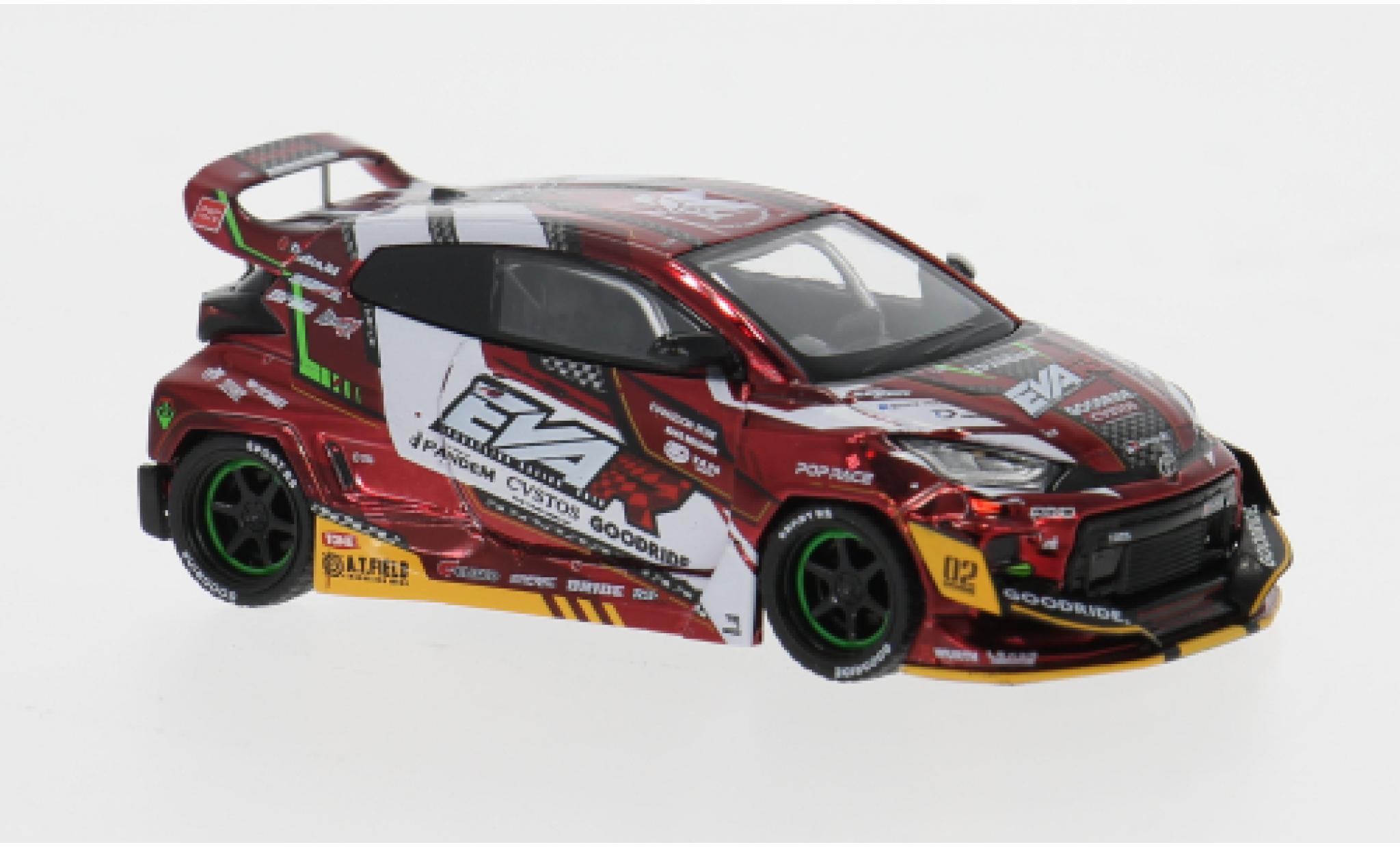 Toyota Yaris 1/64 Pop Race GR Eva RT 1:64 modelauto