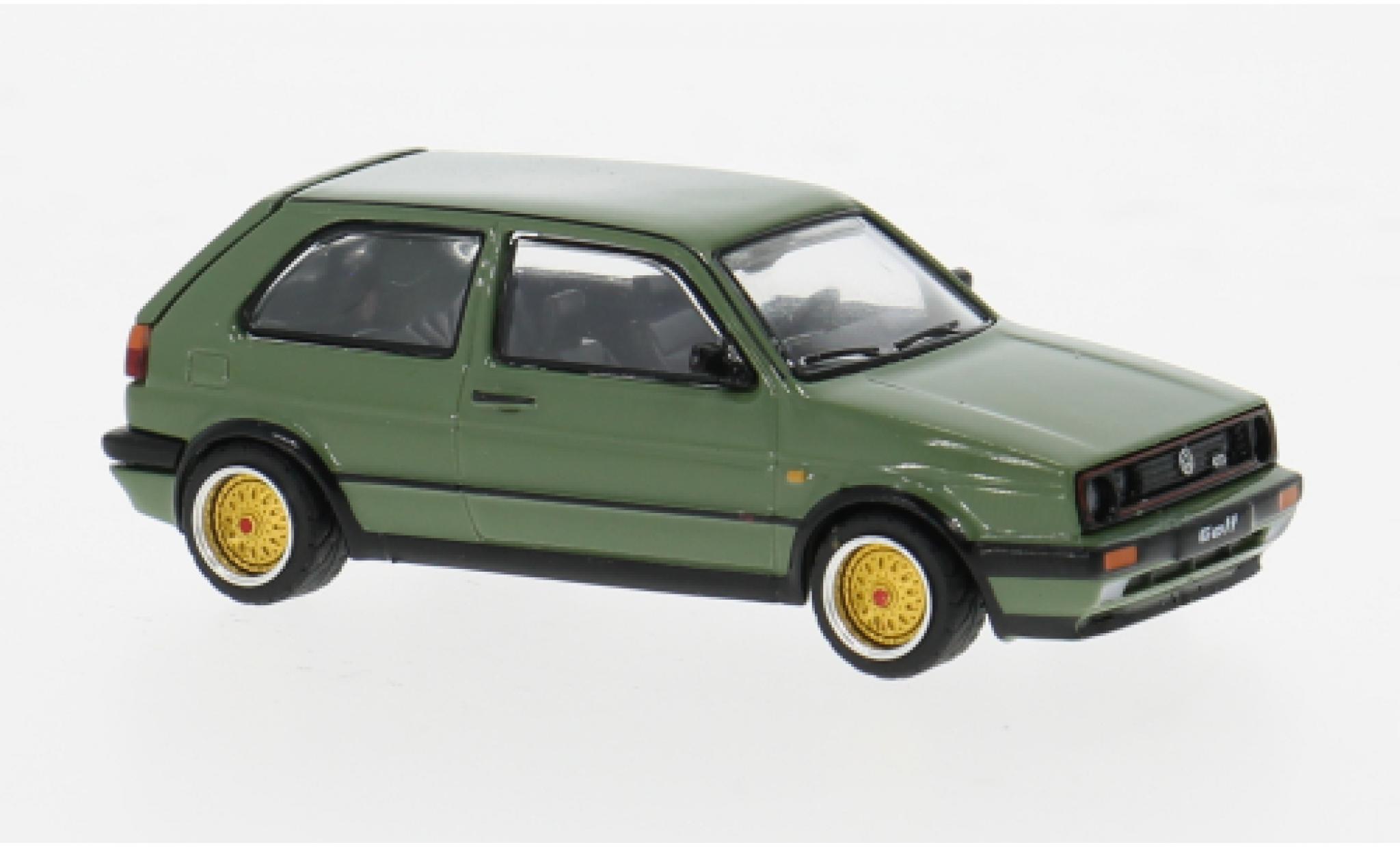 Volkswagen Golf 1/64 Pop Race MkII GTi 16V groen 1991 1:64 modelauto