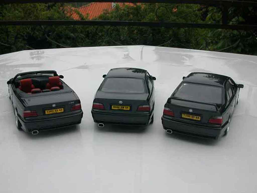 Bmw M3 Coupe E36 zwart jantes andrew racing 1/18 Ut Models
