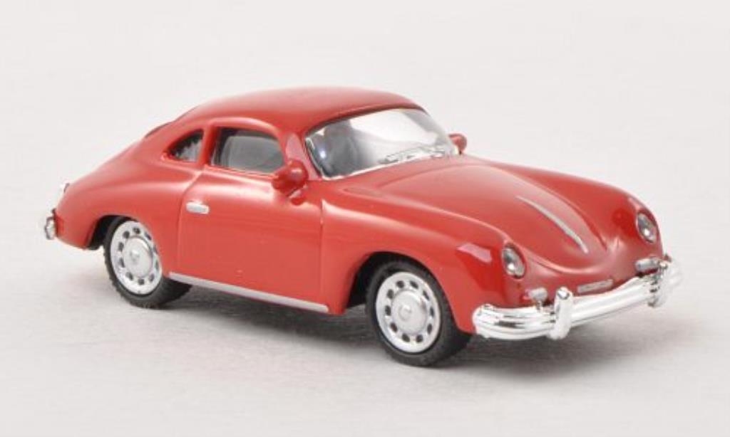 Porsche 356 A 1/87 Schuco A Coupe rood modelauto
