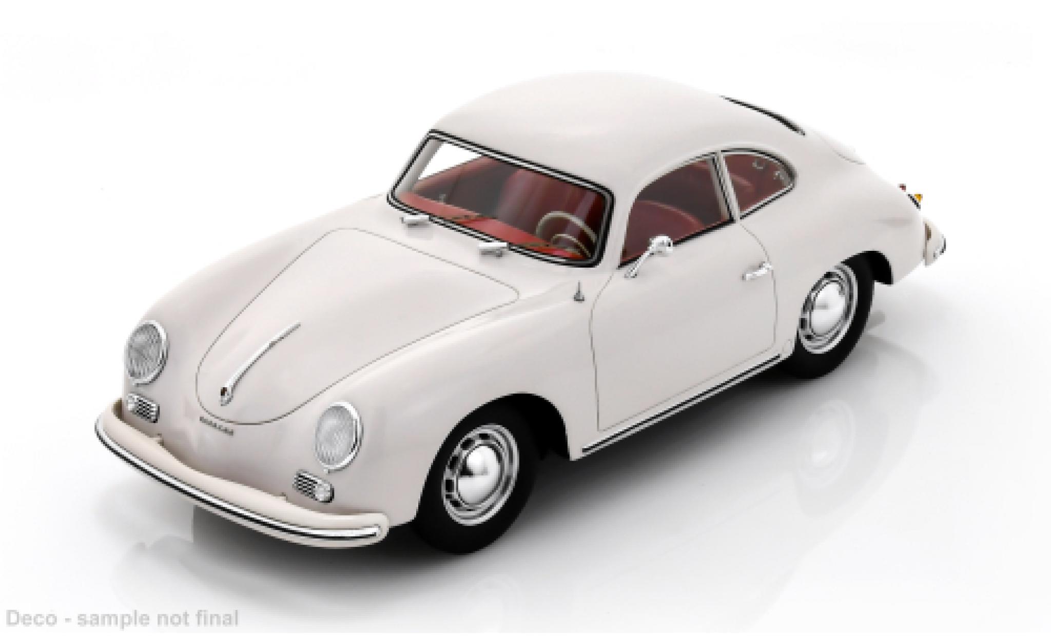 Porsche 356 1/18 Spark A T1 wit 1956 1:18 modelauto