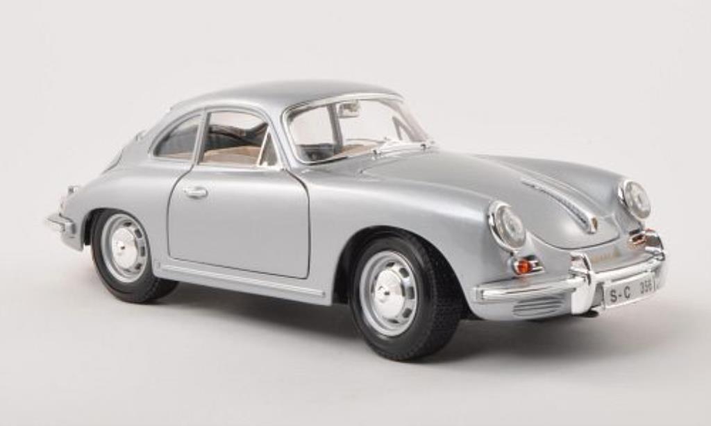 Porsche 356 B 1/18 Burago B grijs 1961 modelauto