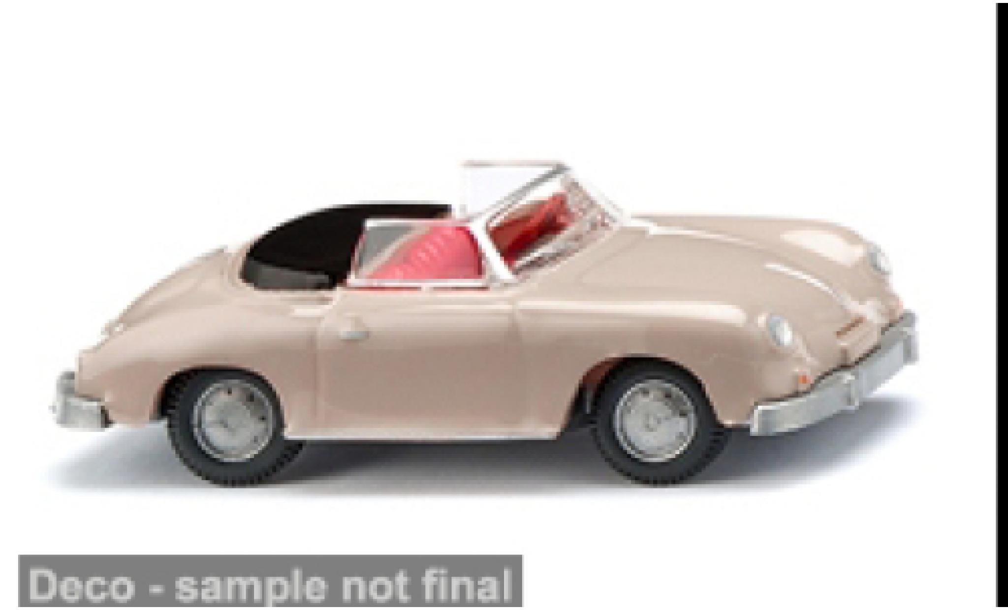 Porsche 356 1/87 Wiking beige 1955 1:87 modelauto