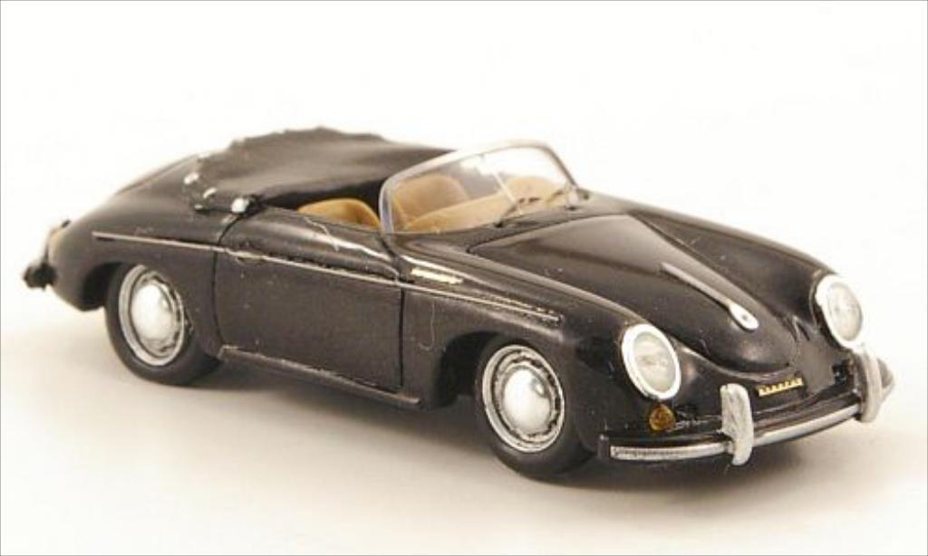Porsche 356 1/87 Spark Speedster zwart 1958 modelauto