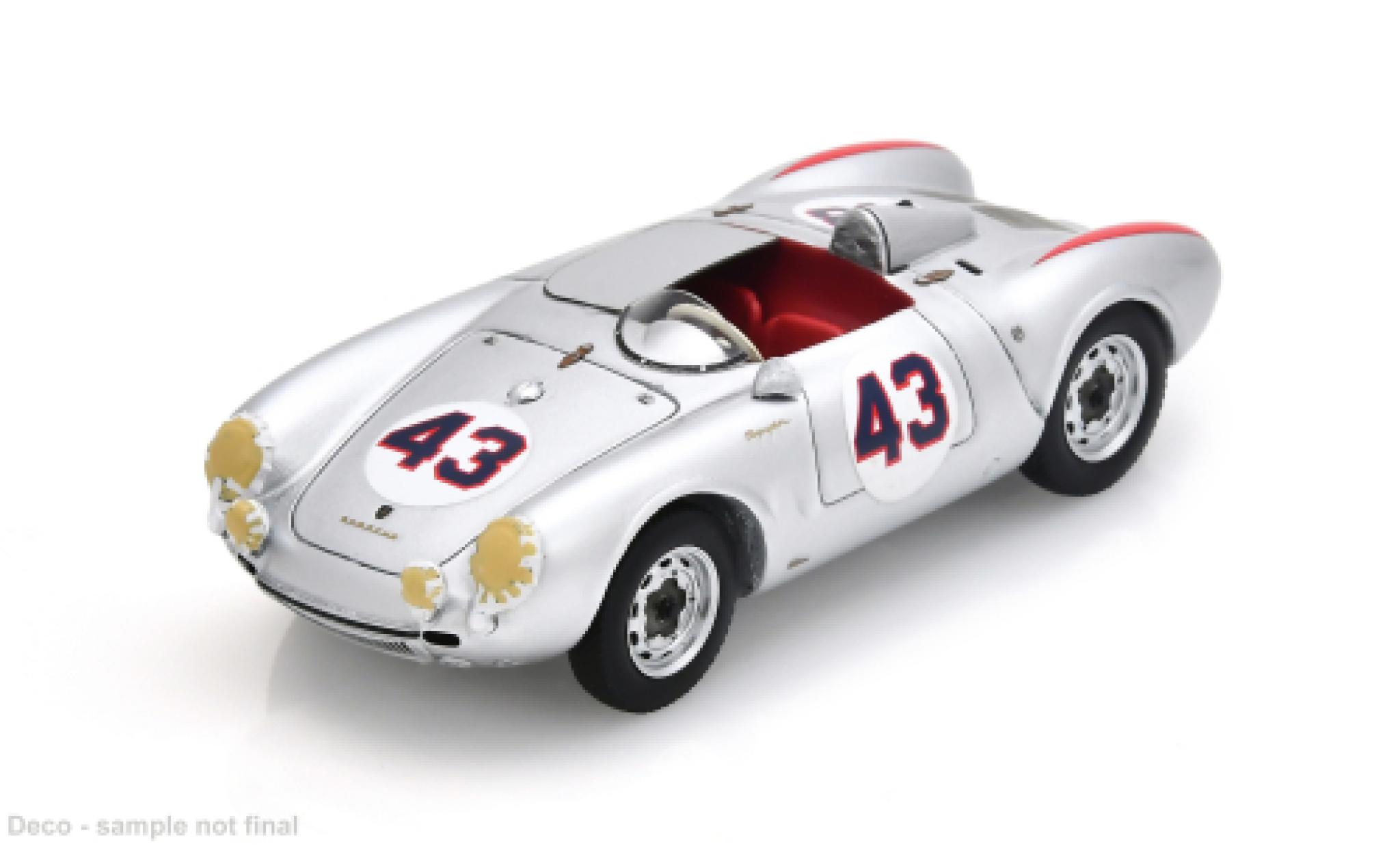 Porsche 550 1/43 Spark 12h Sebring 1956 #43 J.McAfee/P.Lovely 1:43 modelauto