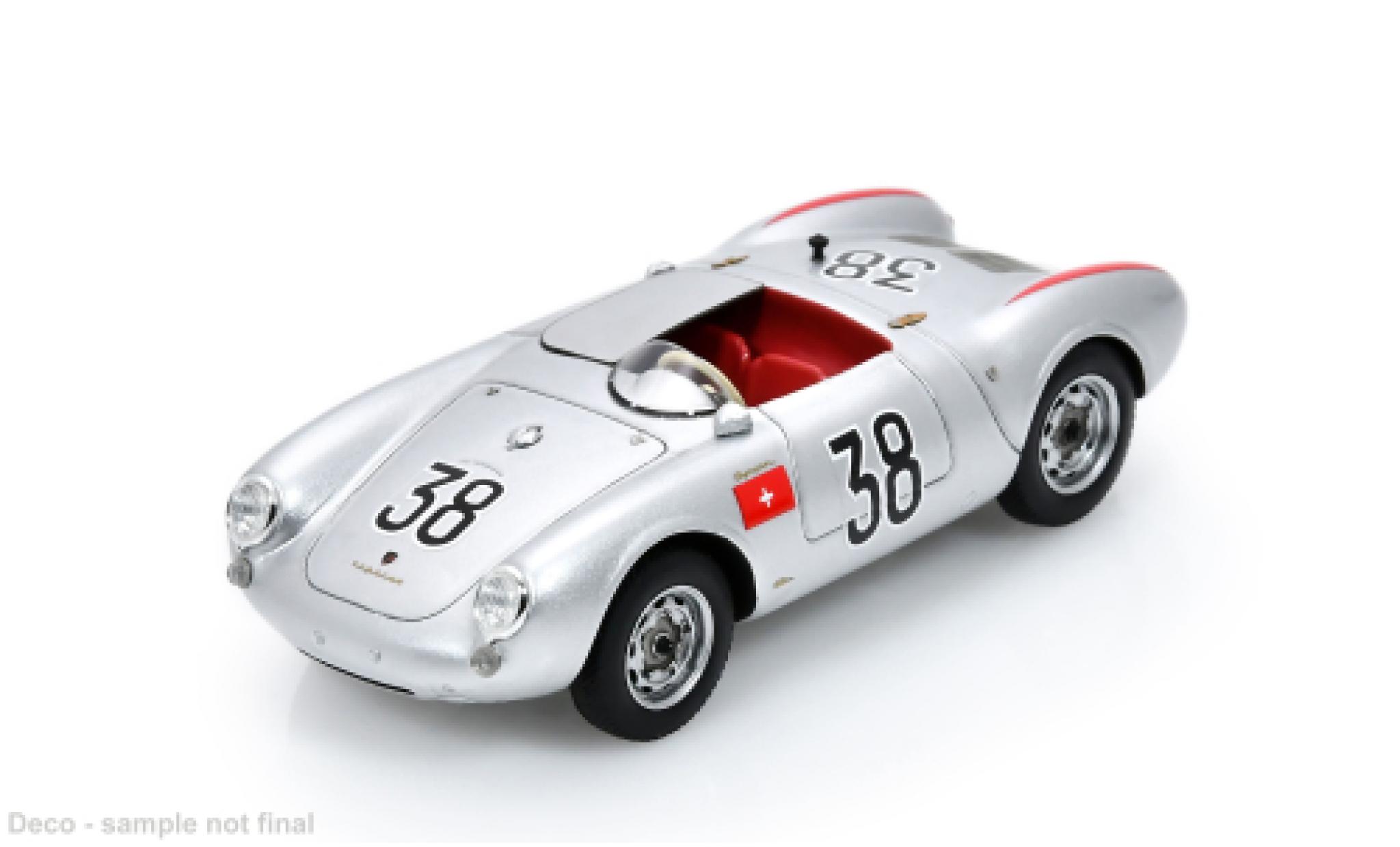Porsche 550 1/43 Spark 24h Le Mans 1955 #38 W.Ringgenberg/H.Gilomen 1:43 modelauto