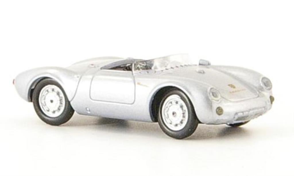 Porsche 550 1/87 Ricko Spyder grijs 1953 modelauto