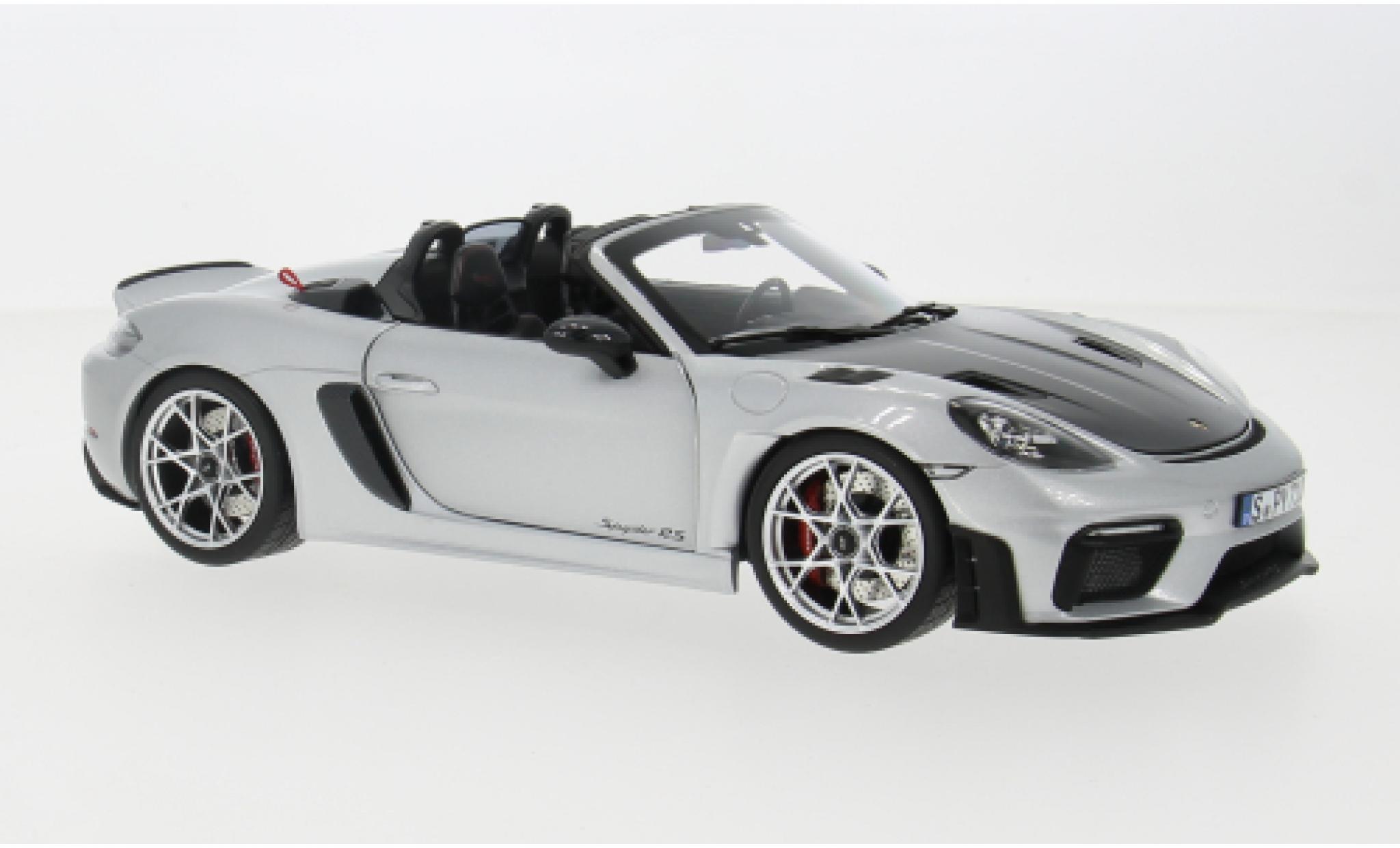 Porsche 718 1/18 Norev Spyder RS grijs 1:18 modelauto