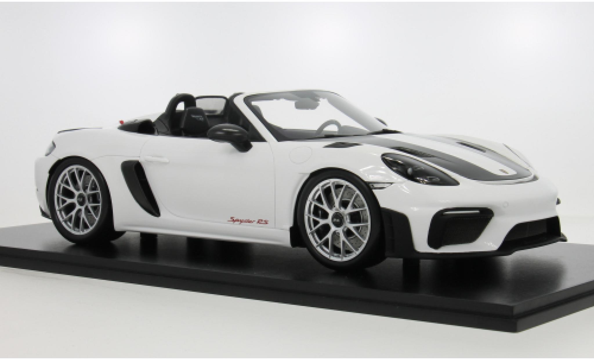 Porsche 718 1/12 Schuco Spyder RS wit/zwart 2023 1:12 modelauto