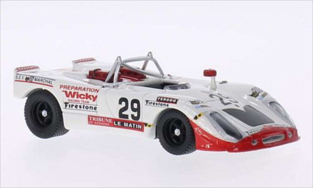 Porsche 908 1971 1/43 Best Flunder RHD No.29 Wicky Racing Team 24h Le Mans 1971 /M.Cohen modelauto