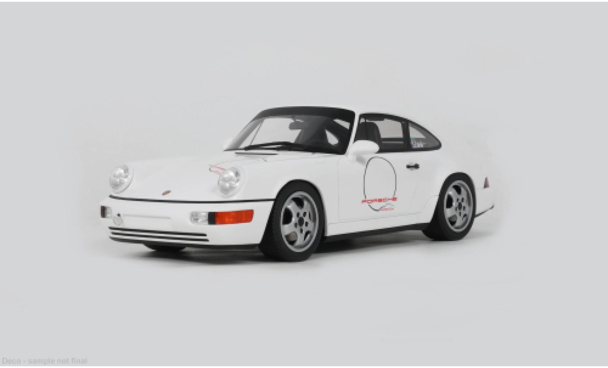 Porsche 964 1/18 GT Spirit 911  Carrera Cup USA Edition wit 1992 1:18 modelauto