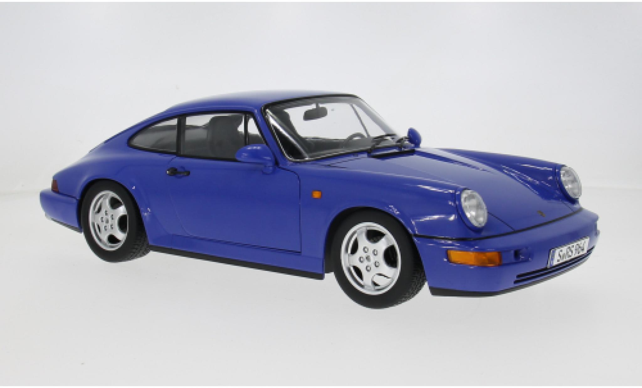 Porsche 964 1/12 KK Scale 911  RS blauw 1992 1:12 modelauto