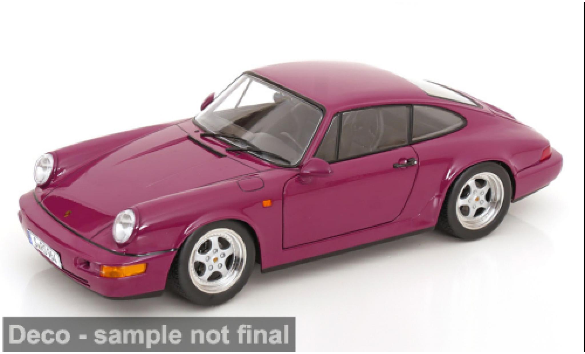 Porsche 964 1/12 KK Scale 911  RS roze 1992 1:12 modelauto