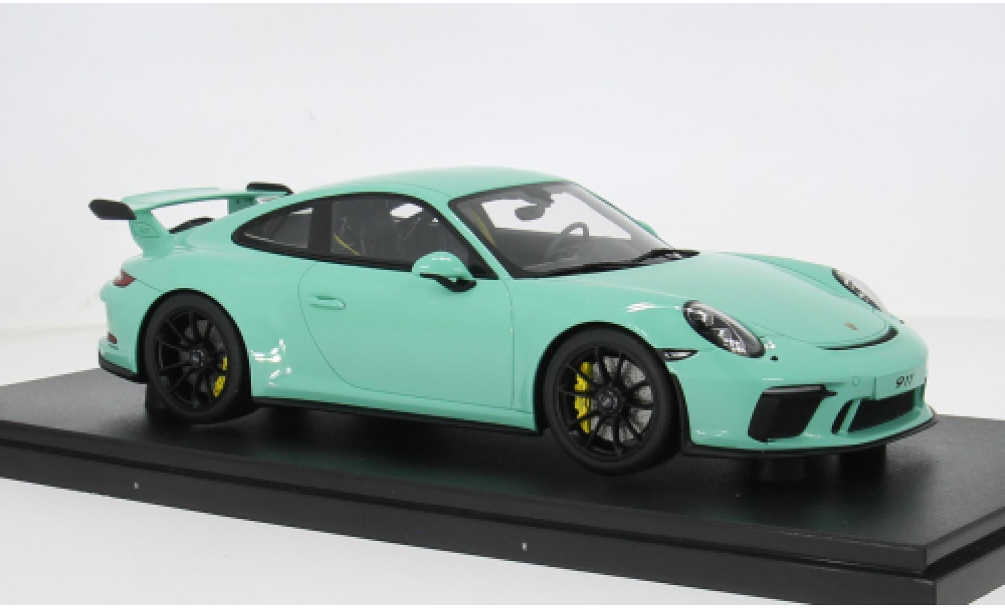 Porsche 991 GT3 1/18 GT Spirit 911 (.2) groen 2018 1:18 modelauto