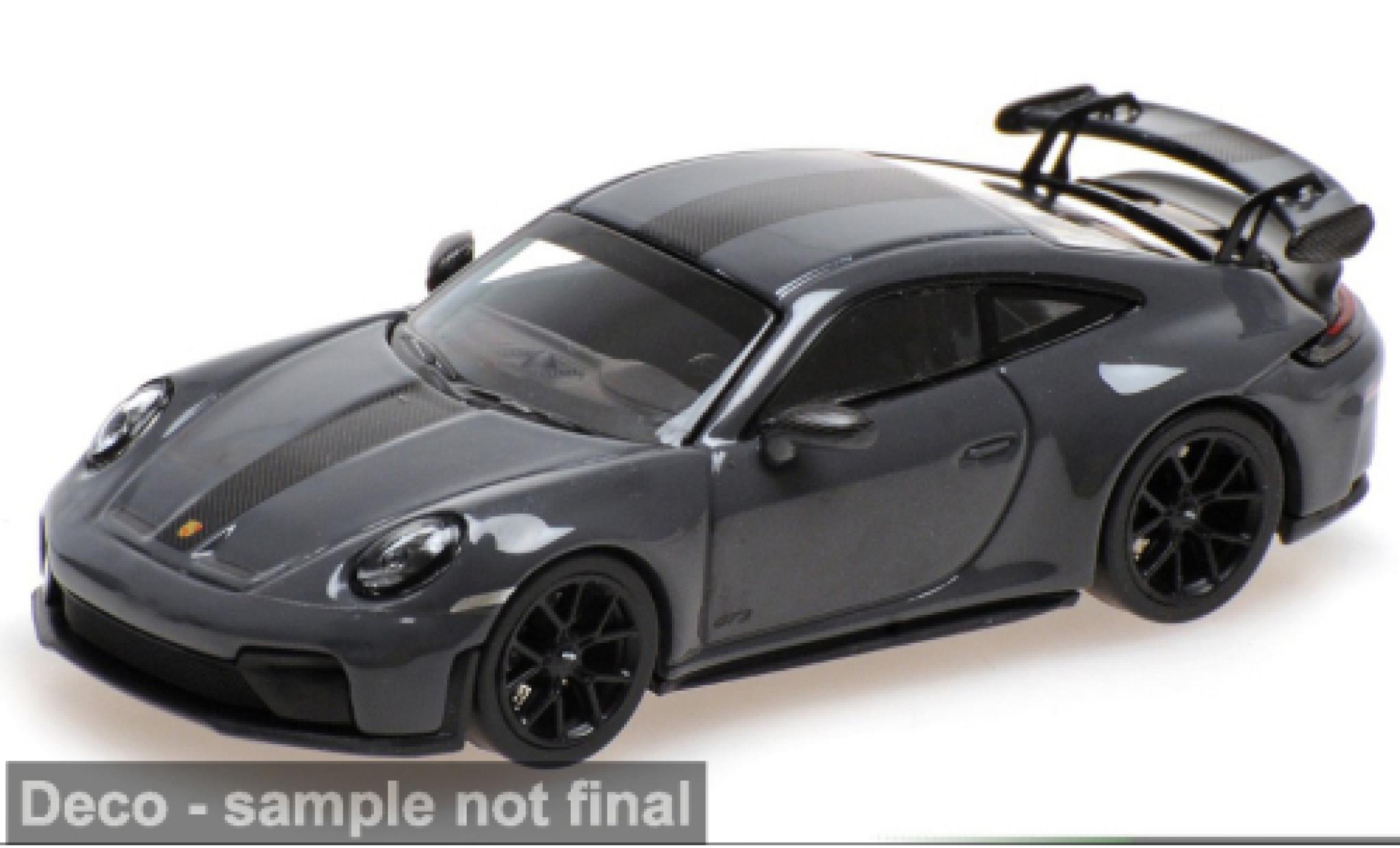 Porsche 992 GT3 1/64 Minichamps 911 (.2) grijs 2025 1:64 modelauto