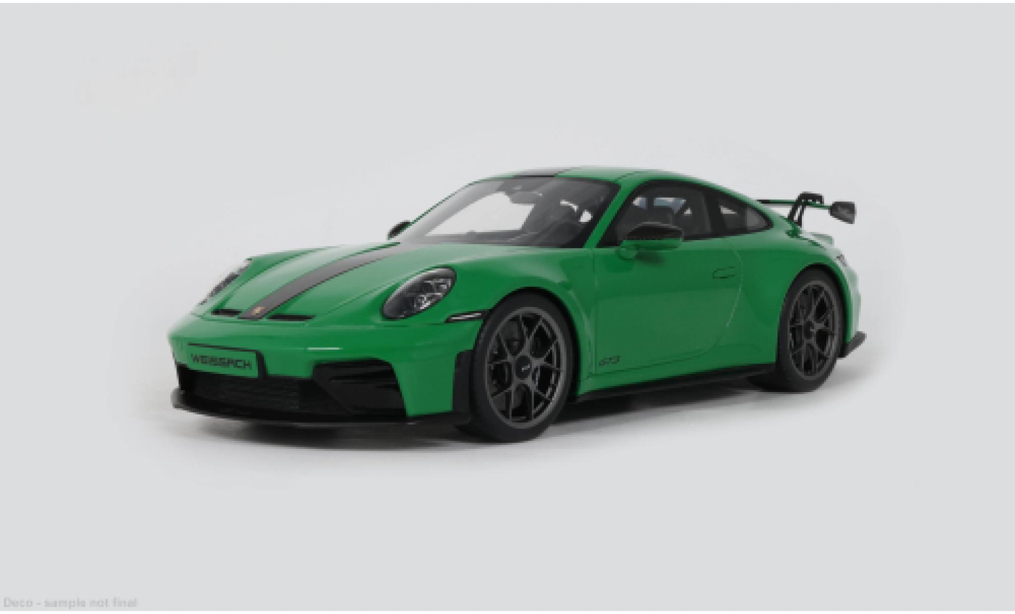 Porsche 992 GT3 1/18 GT Spirit 911 (.2) groen/zwart 2025 1:18 modelauto