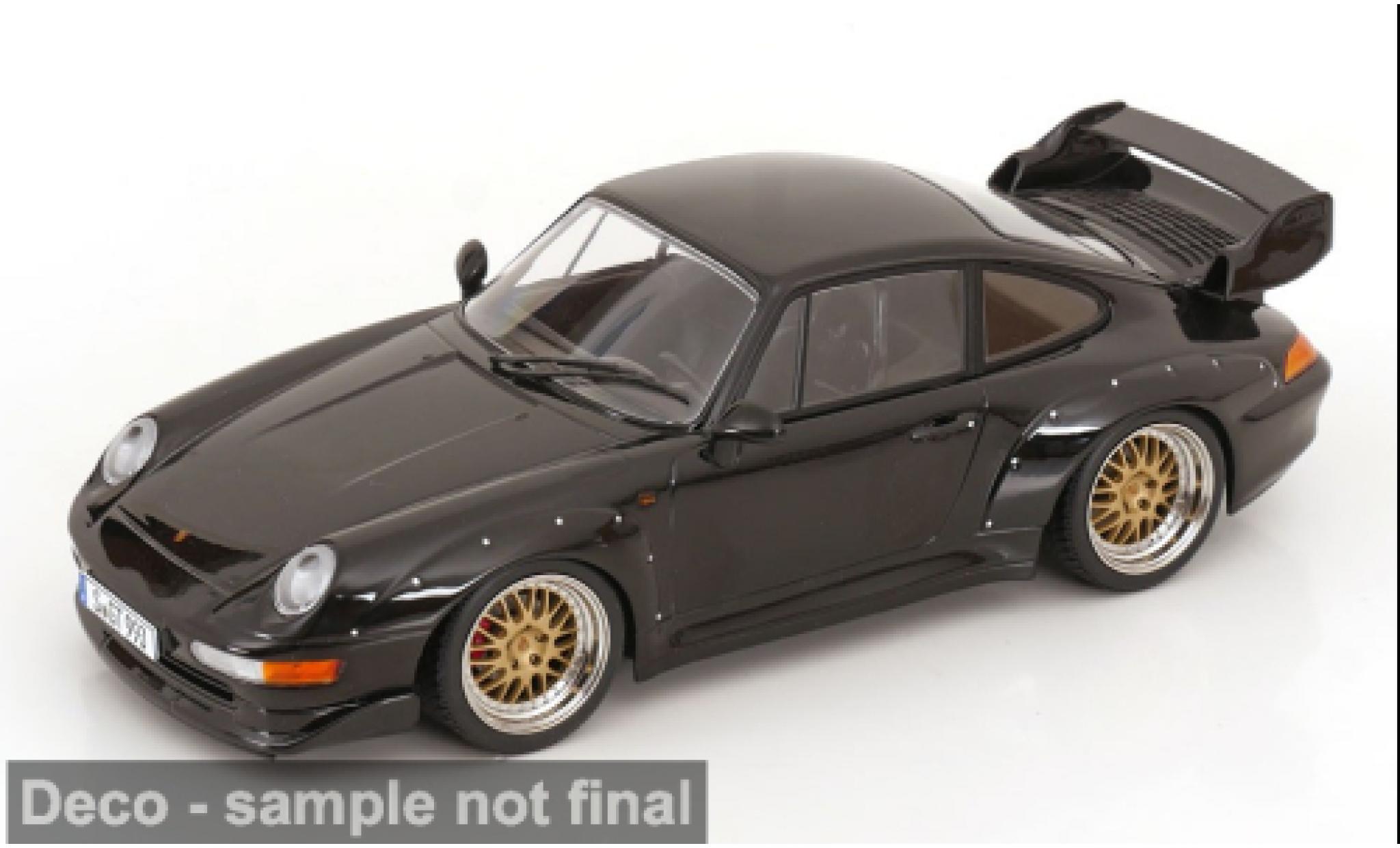 Porsche 993 GT2 1/18 KK Scale 911  - BBS rims zwart 1996 1:18 modelauto
