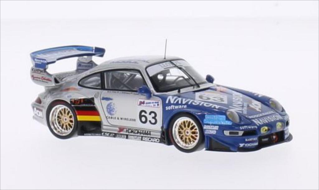 Porsche 993 GT2 1/43 Spark GT2 No.63 Roock Racing Navision 24h Le Mans 1999 /J.Robinson modelauto