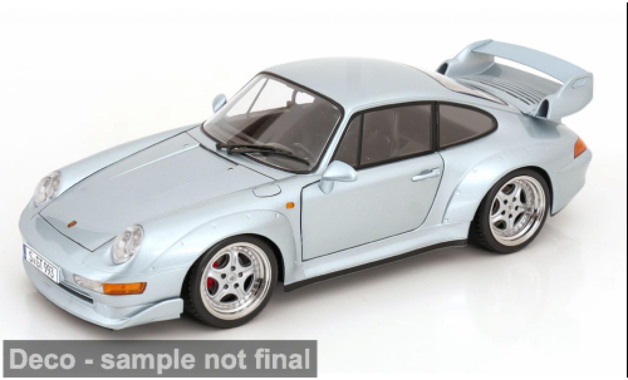 Porsche 993 GT2 1/12 KK Scale 911  grijs 1996 1:12 modelauto