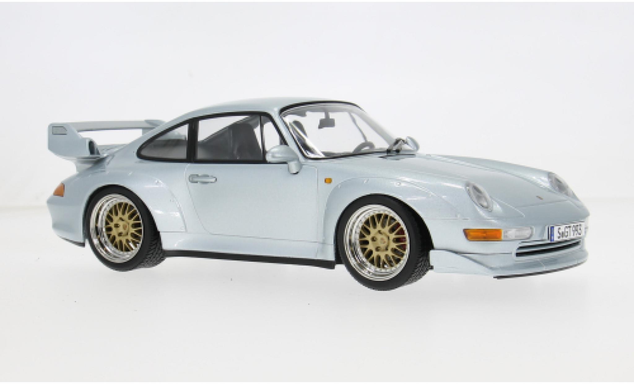 Porsche 993 GT2 1/18 KK Scale 911  grijs 1996 1:18 modelauto
