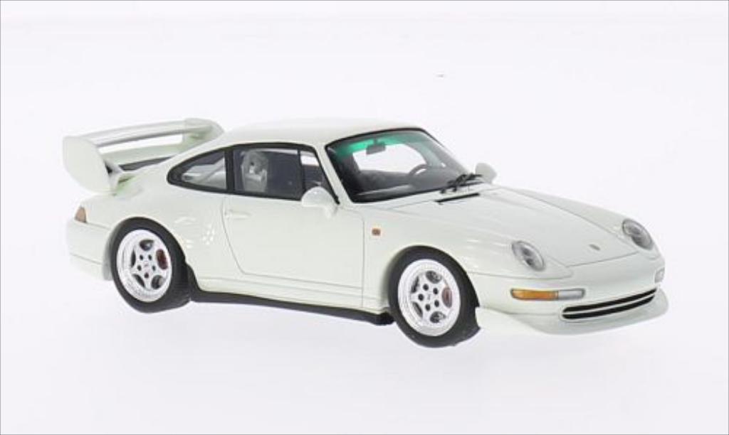 Porsche 993 1/43 Spark Club Sport wit 1995 modelauto