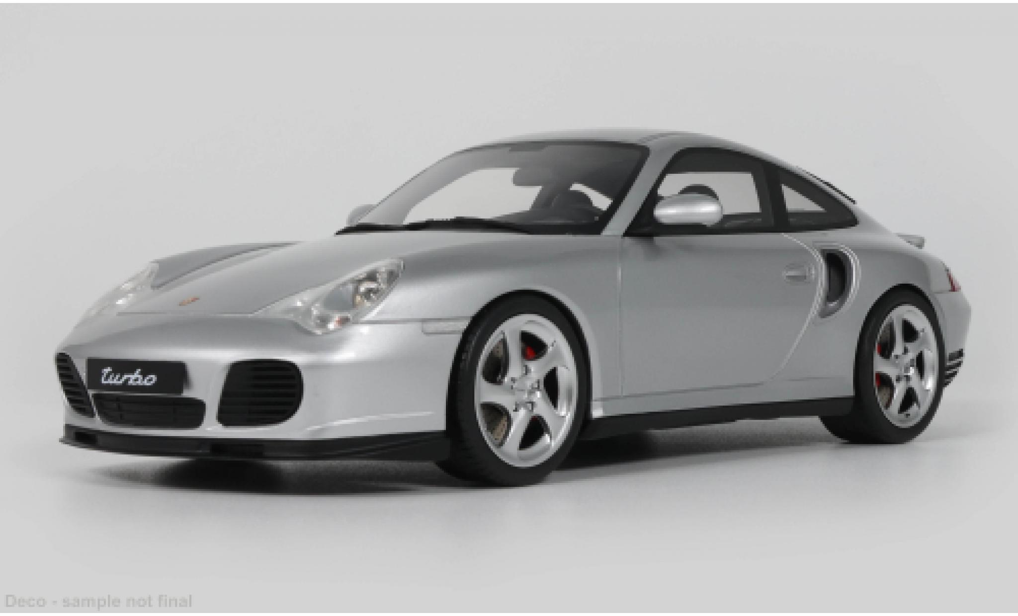 Porsche 996 Turbo 1/18 GT Spirit 911 (.2) grijs 2001 1:18 modelauto