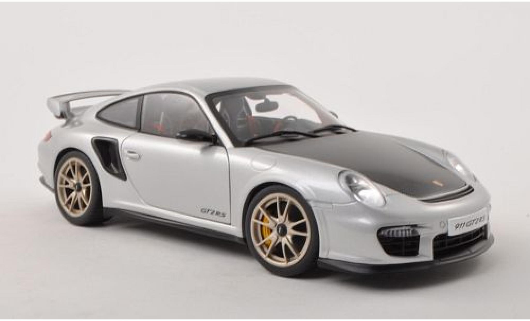 Porsche 997 GT2 1/18 AUTOart 911  grijs 1:18 modelauto