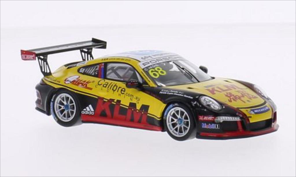 Porsche 997 GT3 CUP 1/43 Spark GT3 Cup No.68 Kamlung Racing Carrera Cup Asia 2015 modelauto