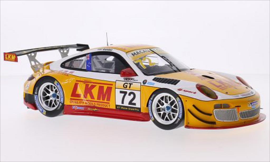 Porsche 997 GT3 1/18 Spark GT3 R No.72 LKM GT Asia Macau GT Cup 2014 modelauto