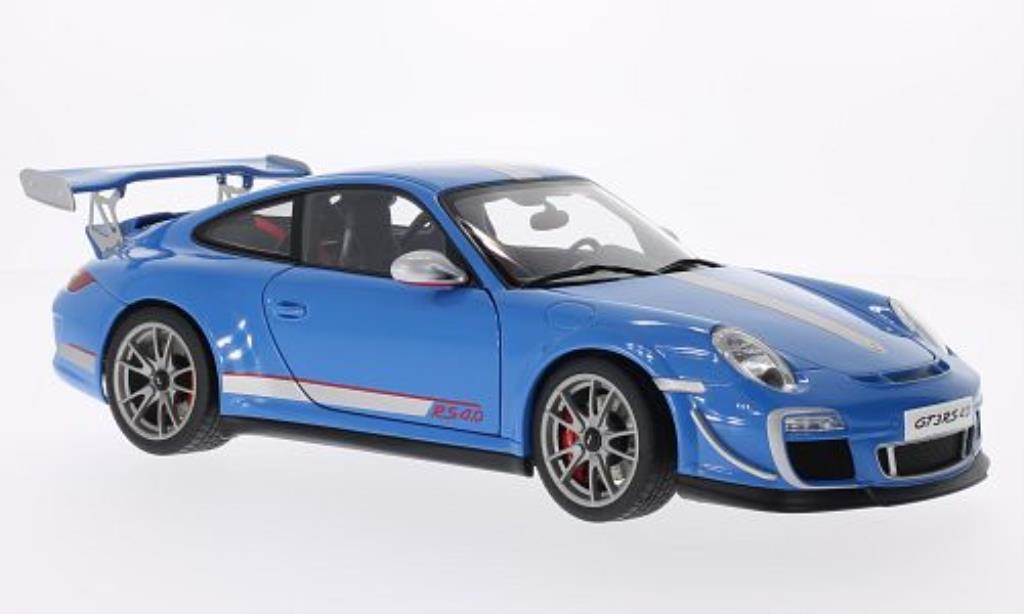 Porsche 997 GT3 1/18 Autoart GT3 4.0 blauw/grijs 2011 modelauto