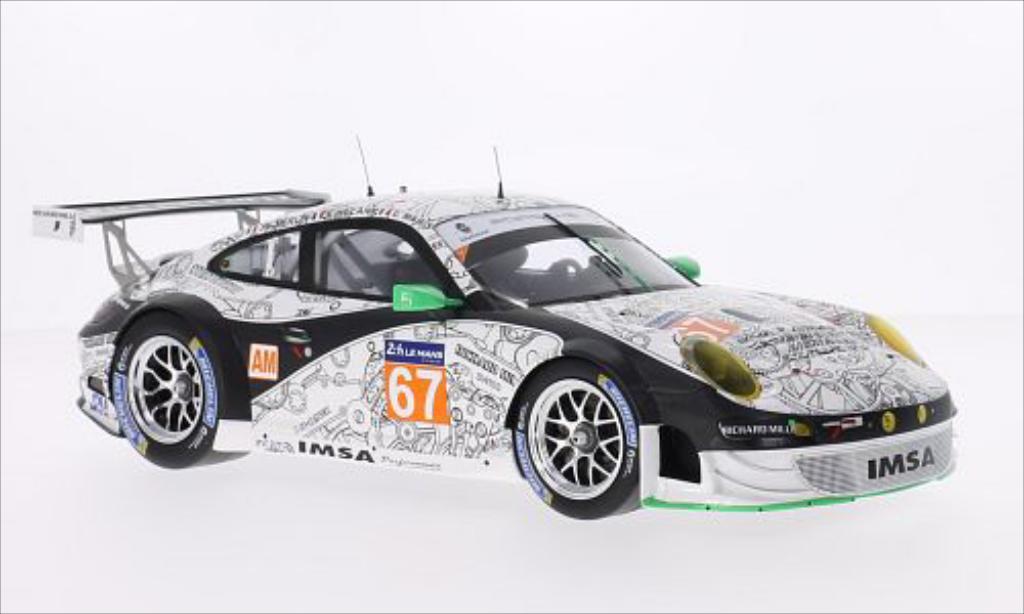 Porsche 997 GT3 1/18 Spark GT3 R No.67 IMSA Performance Matmut 24h Le Mans 2014 /J.M modelauto