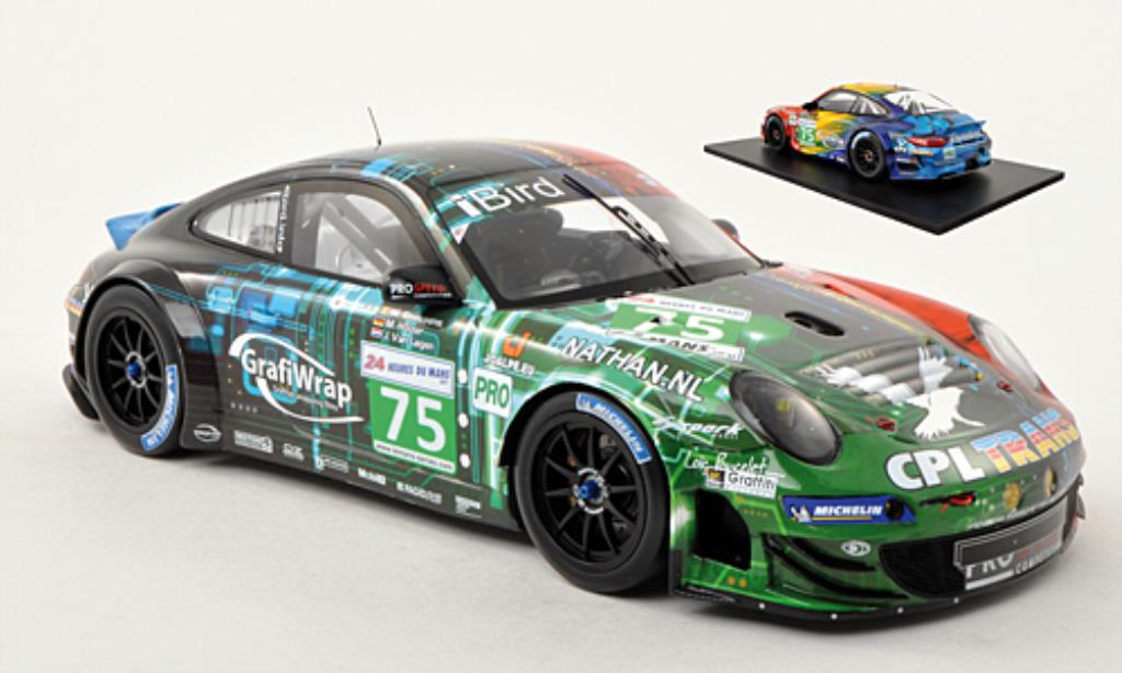 Porsche 997 GT3 1/18 Spark R GT3 No.75 ProSpeed 24h Le Mans 2011 /J.van modelauto